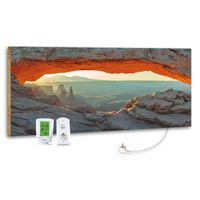 800W marmony® Infrarot-Heizung Motiv "Mountain View"