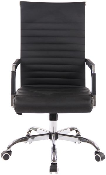 Bürostuhl Amadora Kunstleder, schwarz