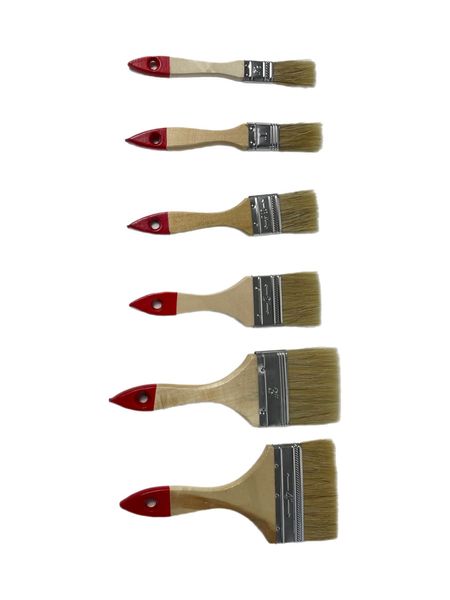 Lasurpinsel Flachpinsel 72 tlg Set Flachpinsel 20/25/38/50/75/100mm