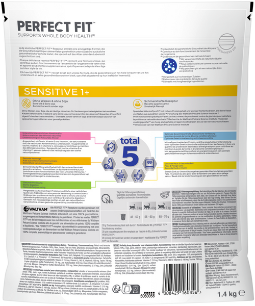 ™ Katze Beutel Sensitive 1+ mit Truthahn 1,4kg