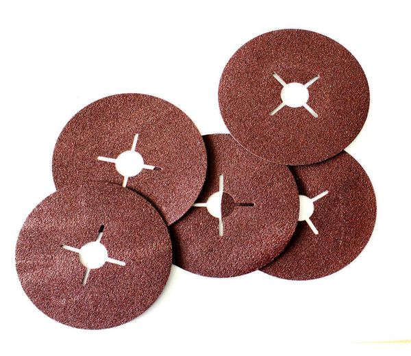 50x Fiberscheiben 125 mm Fiberschleifscheiben für Winkelschleifer P60