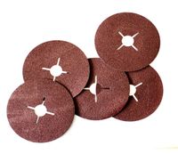 25x Fiberscheiben 125 mm Fiberschleifscheiben für Winkelschleifer P60