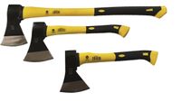 Axt Beil Spaltaxt Holzaxt 600 1000 1250 g Fiberglasstiel 3 tlg Set