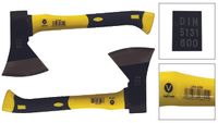 Axt Beil Spaltaxt Holzaxt 600 1000 1250 g Fiberglasstiel 3 tlg Set