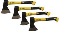Beil Spaltaxt Axt 600 800 1000 1250 g Fiberglasstiel 4 tlg Set Holz