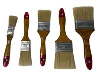 Pinselset Lackpinsel 25/38/50/63/75mm Lasurpinsel 120 tlg Flachpinsel