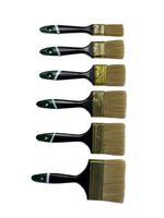 Malerpinsel Pinsel 18 tlg Set Flachpinsel 25/38/50/63/75/100 mm je 3
