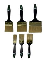 Malerpinsel Pinsel 18 tlg Set Flachpinsel 25/38/50/63/75/100 mm je 3