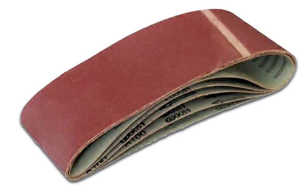 10x Schleifbänder Schleifband 75x457 mm Gewebebänder Korn 120