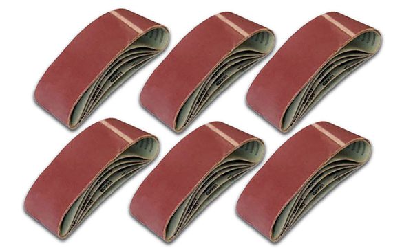 25x Schleifbänder Schleifband 100x560 mm Gewebebänder Korn 180