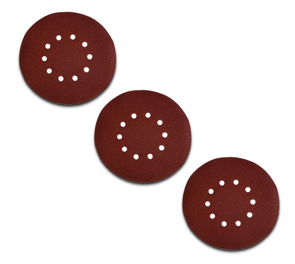 25x Klett Schleifscheiben 225 Schleifpapier 10 Loch Körnung 60