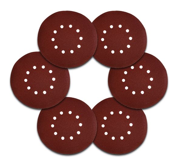 25x Klett Schleifscheiben 225 Schleifpapier 10 Loch Körnung 40