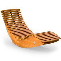 Casaria Saunaliege Java 155x60x93cm Akazie FSC®-zertifiziert klappbar