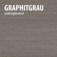 Zaun & Gartenlasur graphitgrau seidenglänzend, 5 Liter, Holzlasur