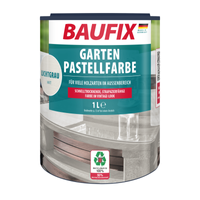 Garten Pastellfarbe lichtgrau halbtransparent matt, 1 Liter, Holzfarbe