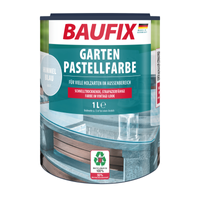 Garten Pastellfarbe himmelblau halbtransparent matt, 1 Liter, Holzfarbe