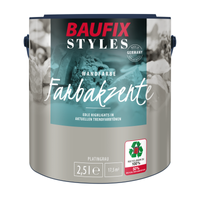 Farbakzente platingrau seidenmatt, 2.5 Liter, Bunte Wandfarbe