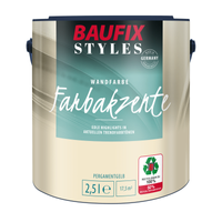 Farbakzente pergamentgelb seidenmatt, 2.5 Liter, Bunte Wandfarbe
