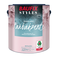Farbakzente kristallrosa seidenmatt, 2.5 Liter, Bunte Wandfarbe