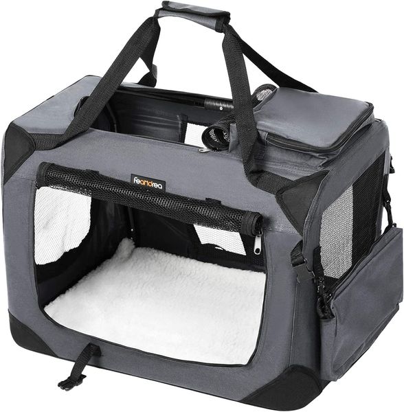 Hundetasche, ca. 70 x 52 x 52 cm - Grau