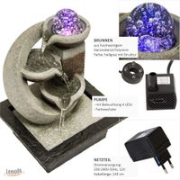 Zimmerbrunnen Kaskaden mit rotierender Kugel
