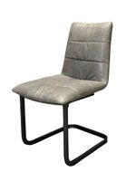 Esszimmerstuhl Sam Grau Vintage Lederlook Bezug