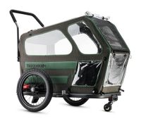 Hundeanhänger Dog M Dark Grey/Dark Green