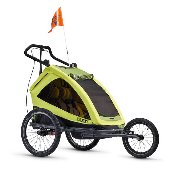 Kids Elite 3 in 1 two Lime Anhänger, Buggy und Jogger in einem Modell