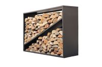 Westmann Stahl Kaminholzregal Holzlager schwarz 115x35x80 cm
