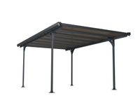 Palram - Canopia Aluminium Carport Verona 5000 grau 500x297x218 cm