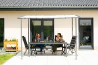 ShelterLogic Stahl Pavillon Canopy Solano 10x6 grau 188x315x230 cm