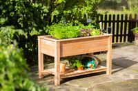 Westmann Holz Hochbeet Stelzenhochbeet inkl. Ablage natur 120x65x75 cm