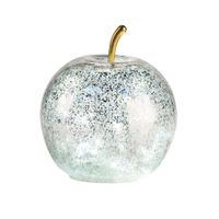 LED-Dekoapfel "POMO" - Silber