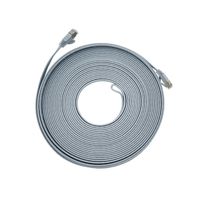 CAT7 Patchkabel Netzwerkkabel grau 20m flach
