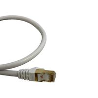 CAT7 Patchkabel Netzwerkkabel weiß 10m rund
