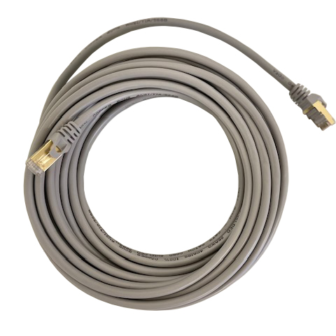 CAT7 Patchkabel Netzwerkkabel grau 5m rund