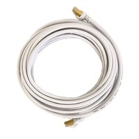 CAT7 Patchkabel Netzwerkkabel weiß 30m rund