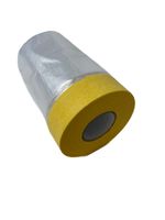 Abdeckfolie mit Malerkrepp Masker Tape 550mmx33m 1x