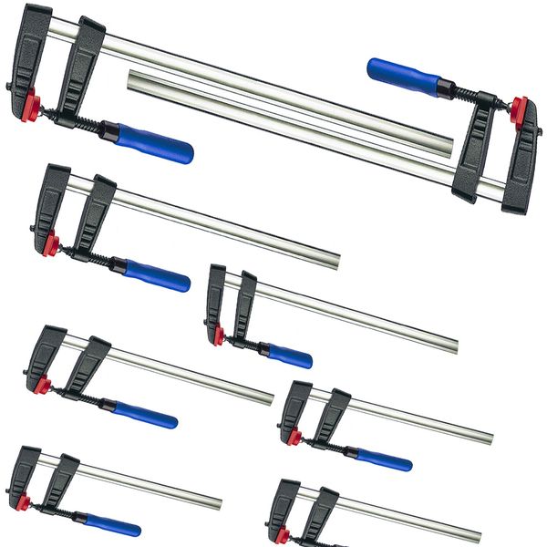 12 tlg Set Schraubzwingen 150x50/200x50/250x50 mm je 4 Stück