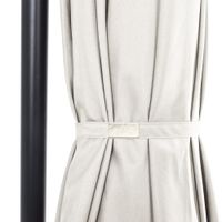 Kingsleeve Ampelschirm Alu Creme Ø300cm