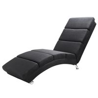 Casaria Relaxliege London Anthrazit Webstoff