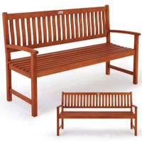 Casaria Gartenbank Maxima Eukalyptusholz 152x55x90cm FSC-zertifiziert