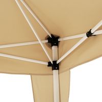 Deuba Faltpavillon Beige 3x6m