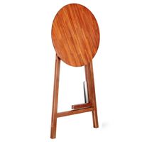 Casaria Stehtisch Akazienholz Ø78cm klappbar