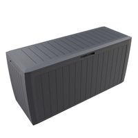 Auflagenbox Board Plus Anthrazit 290L Rollen