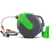 Gardebruk Wasserschlauchaufroller inkl. Schlauchspritze 20m +2m Zuleitung