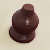 Kingsleeve Sonnenschirm Holz Beige Ø330cm UV-Schutz 50+