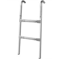 monzana Trampolinleiter 76 cm / 2 Metallstufen