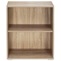 Casaria Bücherregal Vela Eiche 2 Fächer