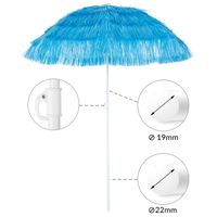 Kingsleeve Sonnenschirm Hawaii Blau Ø160cm